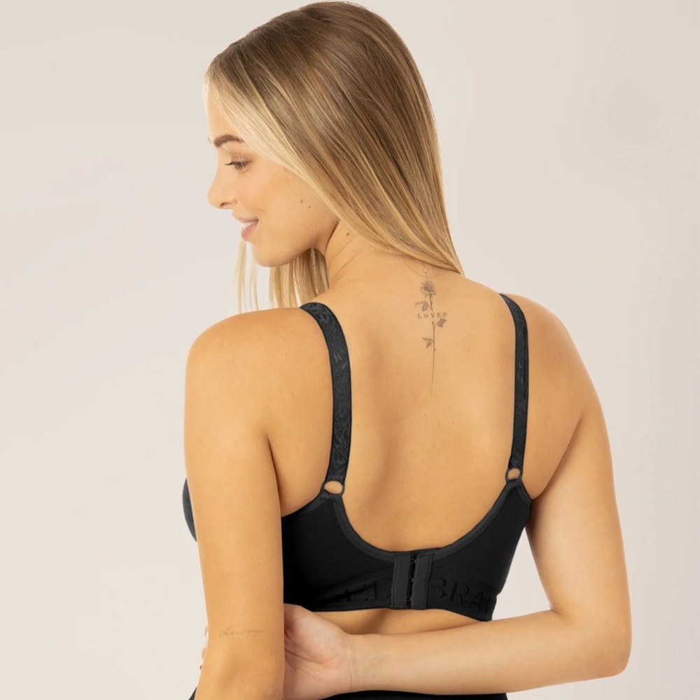 Sublime® Hands-Free Pumping & Nursing Bra | Black - Busty (E-H) / M